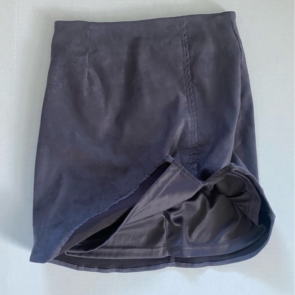 Faux Suede Skirt - Picture 3 of 11